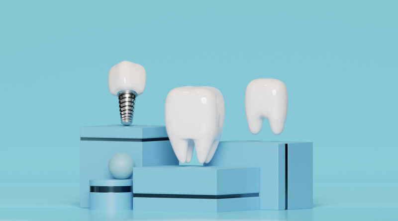 3d representation dental health hygiene