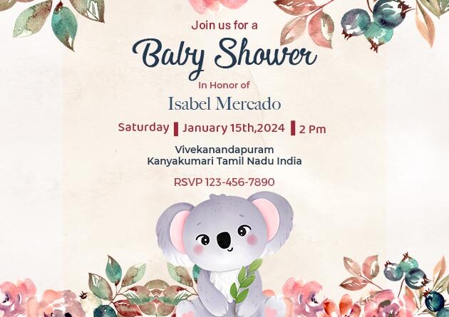 baby shower invites