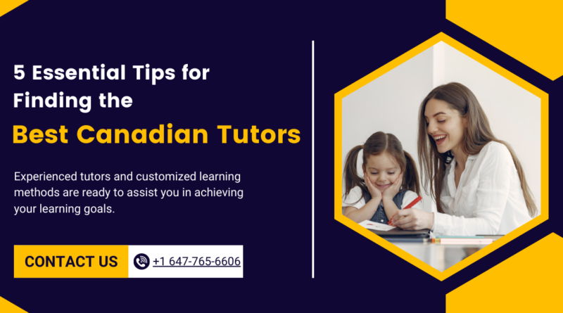 Best Canadian Tutors