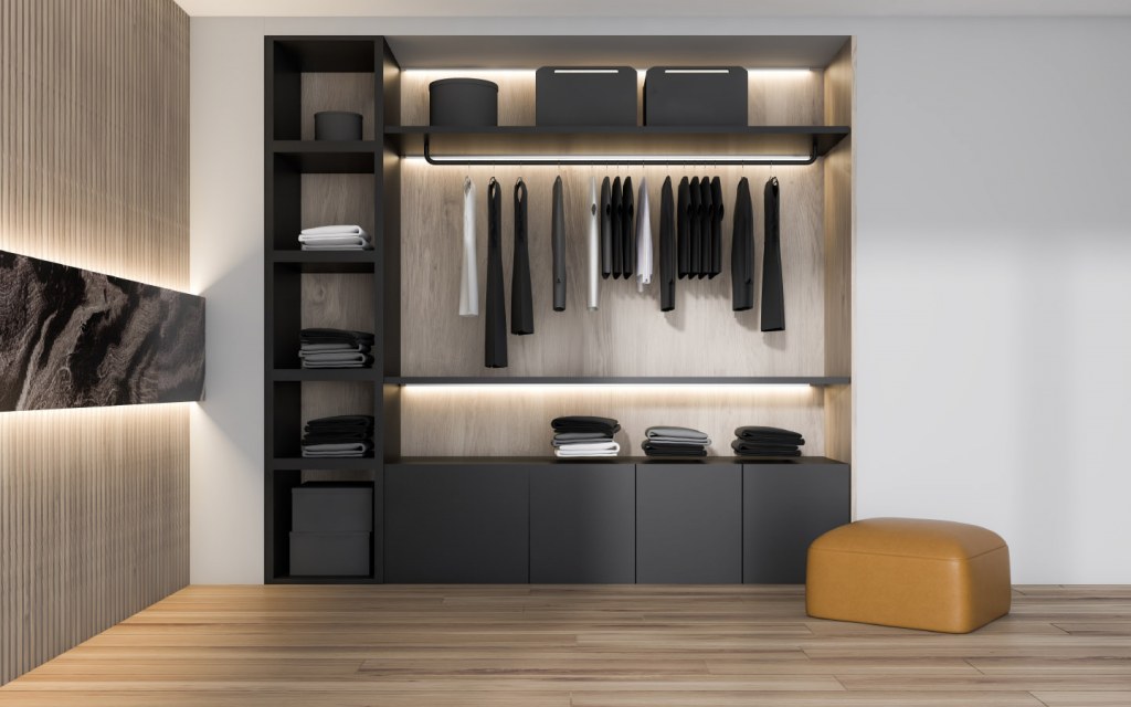 Custom-made built-in wardrobes