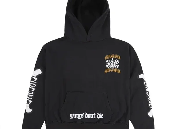 Gangs Dont Die Bones Hoodie Black