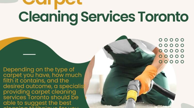 Carpet cleaning services Toronto