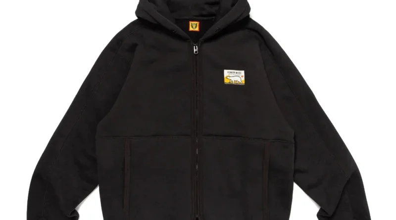 Human Made Fleece Sweat Zip Hoodie Black