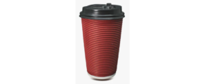 Rippled Double Wall Coffee Cup