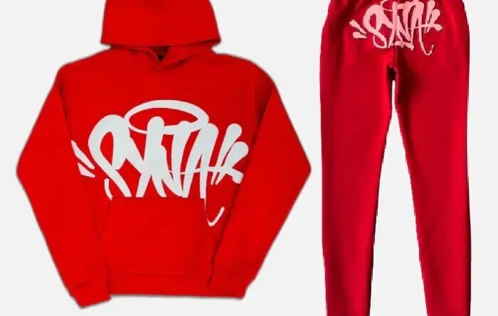 Synaworld Syna Logo Tracksuit Red 1