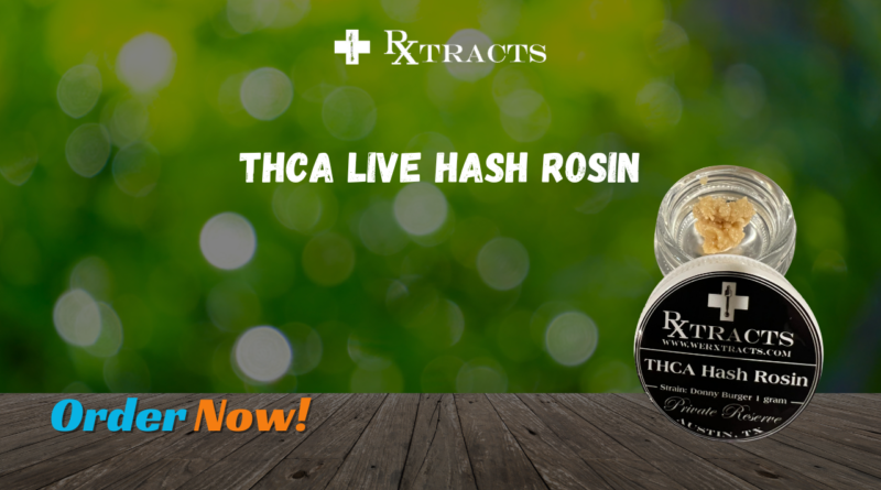 THCA Live Hash Rosin