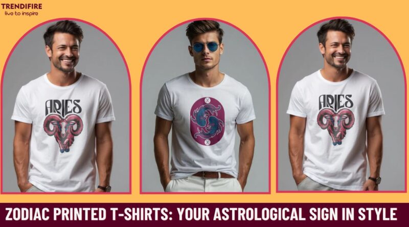 Zodiac Printed T shirts Your Astrological Sign in Style 1