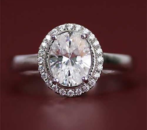 moissanite engagement rings