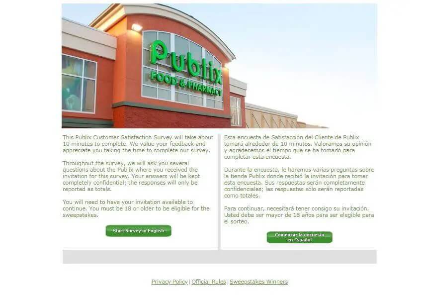 How to Participate in Publix Survey
