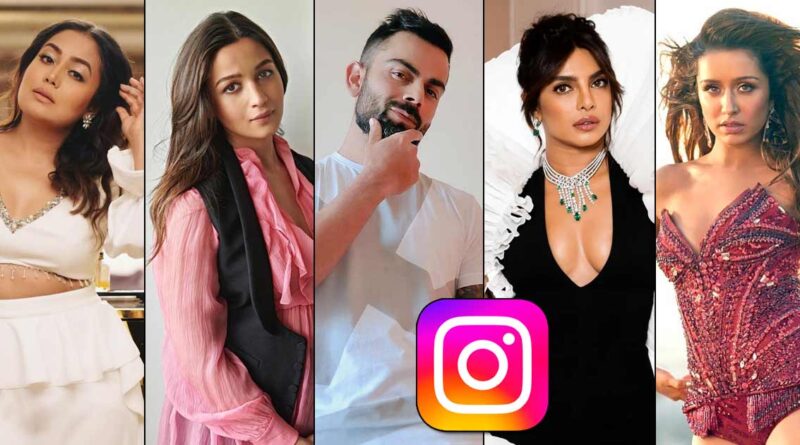 Top 5 Most Instagram Followers In India