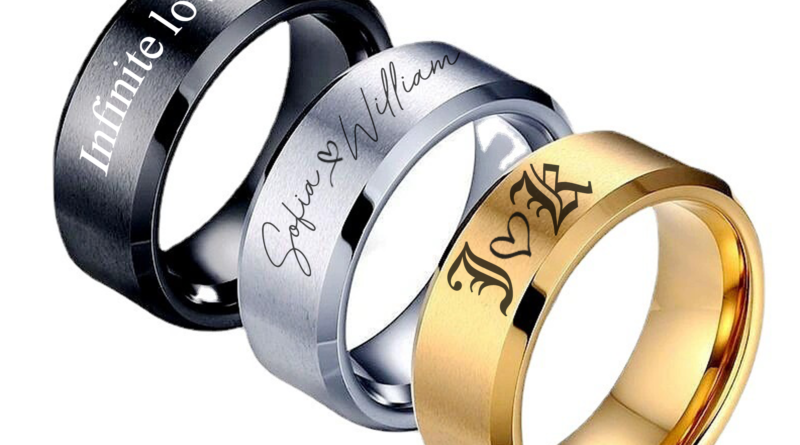 Engraved Ring, Name Ring, Personalized Ring,