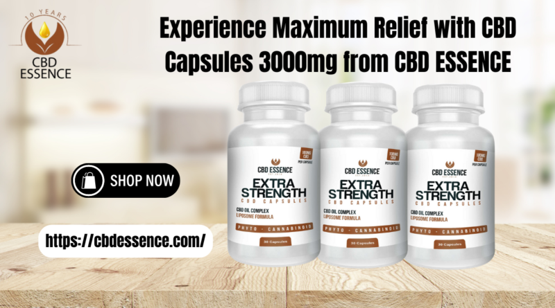 CBD Capsules 3000mg