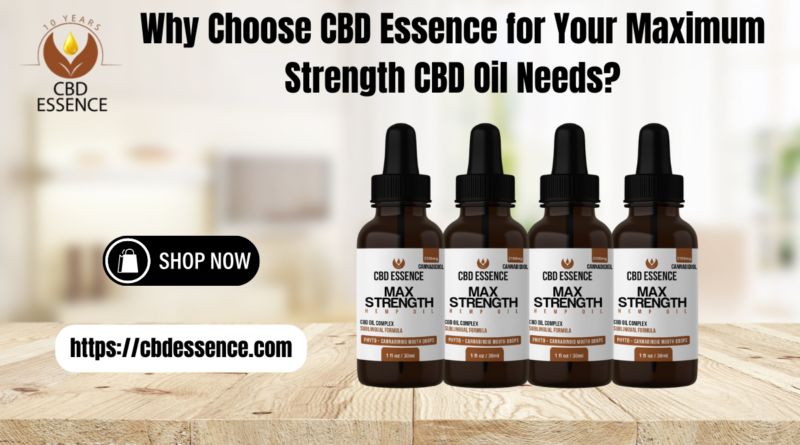 Maximum Strength CBD Oil