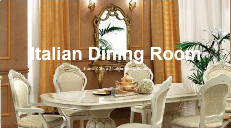 italian dining room furniture