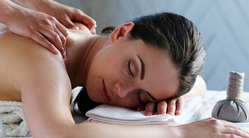 A girl Taking Massage