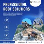 Blue And White Modern Professional Roof Solutions Instagram Post