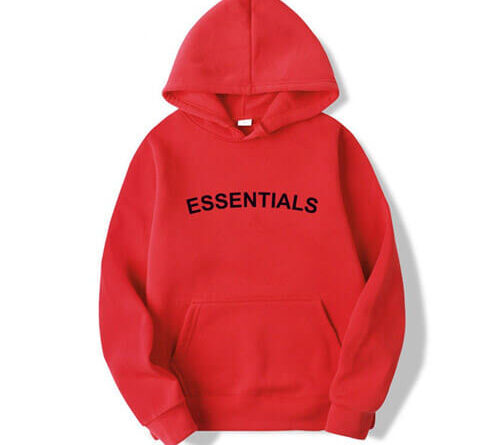 Essentials-Red-Hoodie