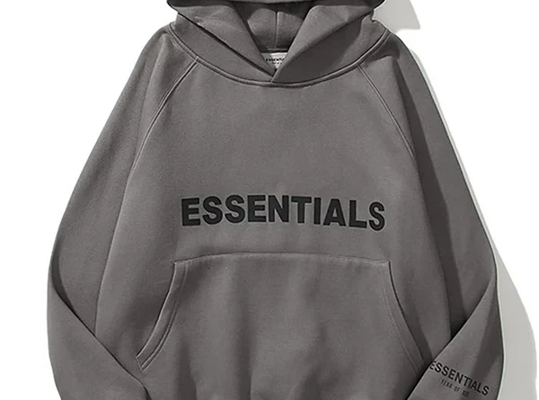 Fear Of God Grey Essentials Hoodie 1