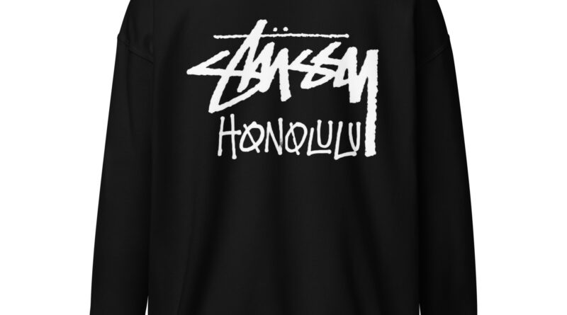 Unisex Stussy Honolulu fleece zip up hoodie1 1