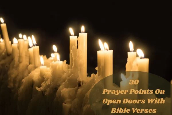 prayers for open doors with bible verses